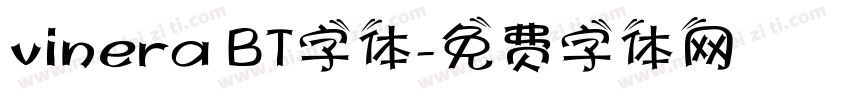 vinera BT字体字体转换